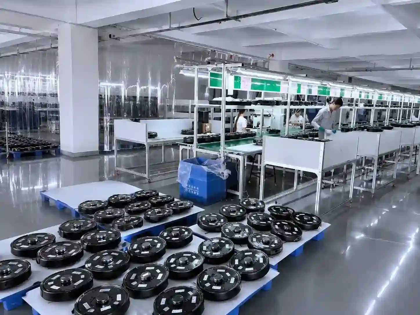 Machine inspection on the production line