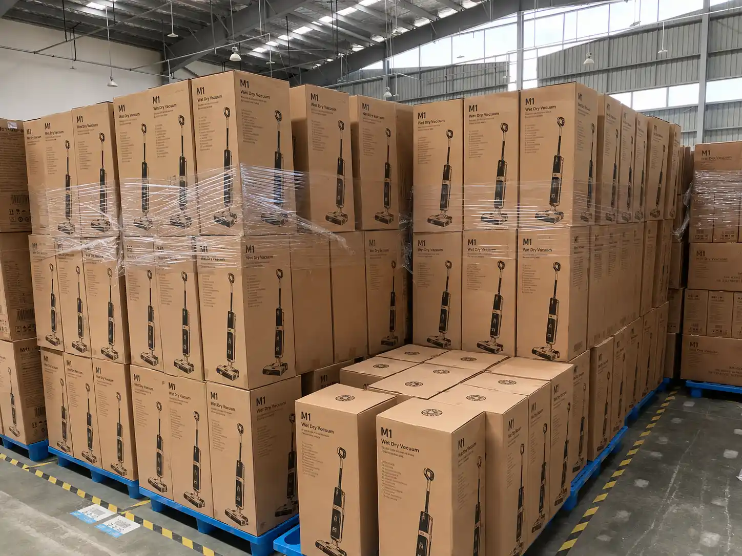 Warehouse stock ready for export shipment