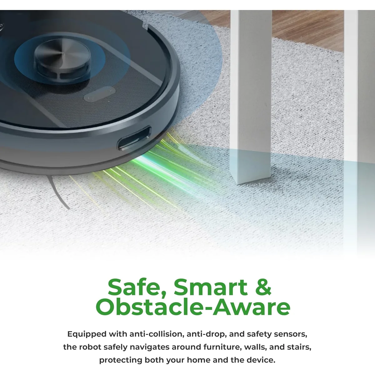 SDL40 robot vacuum avoiding furniture legs